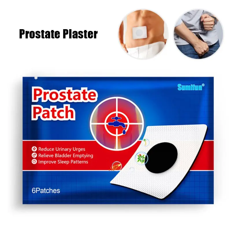 

6pcs/bag Man Prostatic Navel Plaster Prostatitis Prostate Treatment Patches Strengthen Kidney Herbs Medical Patch Health Care