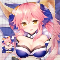 fategrand order tamamo no mae figure 3d anime girl soft gel gaming mouse pad mousepad wrist rest gifts man adult toy