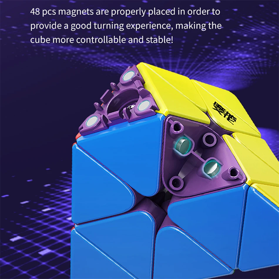 Магнитная левитация MoYU Weilong магнитная пирамида волшебный куб кубик рубик WRM 3X3