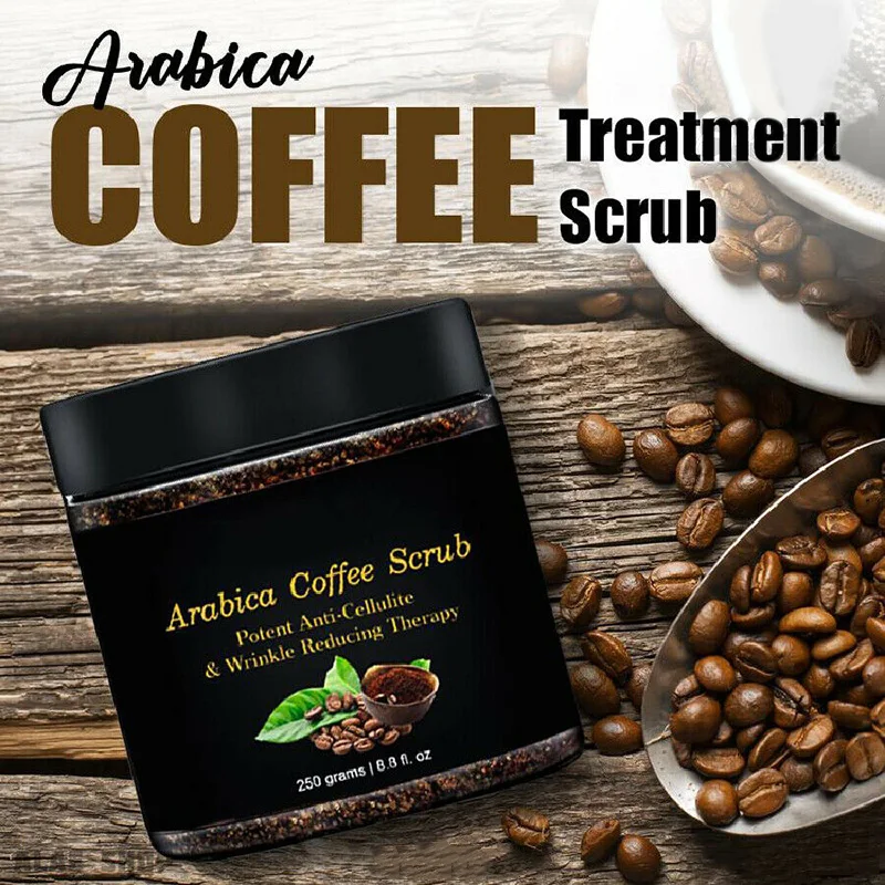 Кофе лечение скраб морская соль отшелушивающая очистка увлажняющий крем для