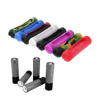 silicone sleeve 18650 battery cover case for 18650 battery protective bag pouch battery holder storage box