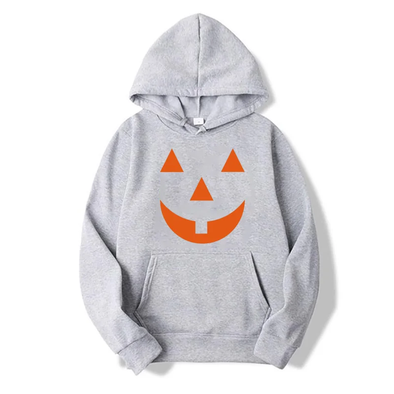 Halloween sweater hoodie clown print sweater European and American couple hoodie