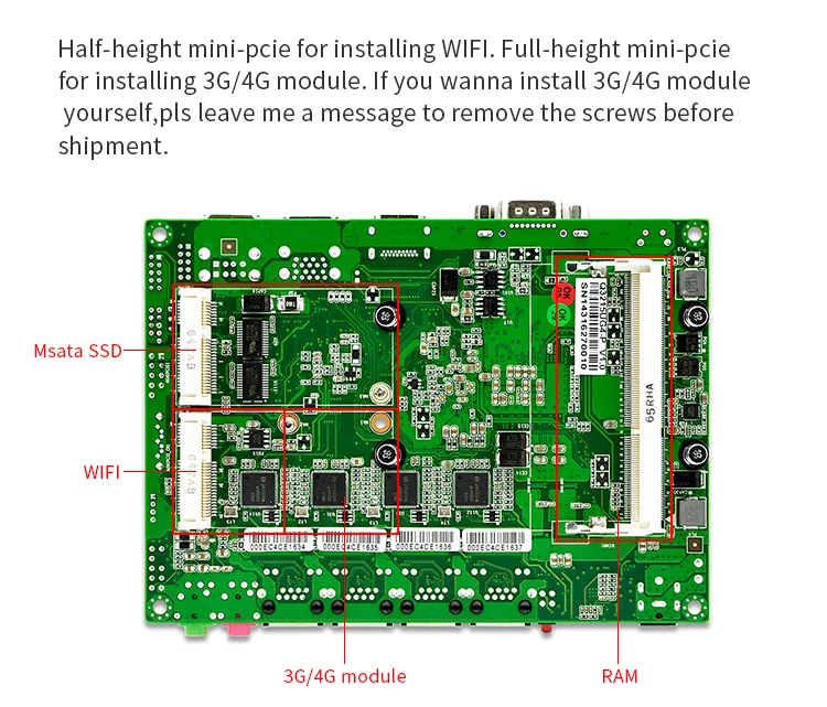 Qotom Мини ПК Barebone 4 lan intel Celeron 3215U Core i3 i5 Pfsense брандмауэр микро безвентиляторный мини ПК Linux Ubuntu серверный компьютер