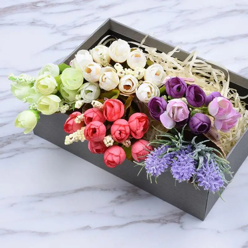 

Artificial Flower Popular Wedding Pure And Fresh Decoration Photo Props Bouquet Fake Flowers Birthday Present Accessories