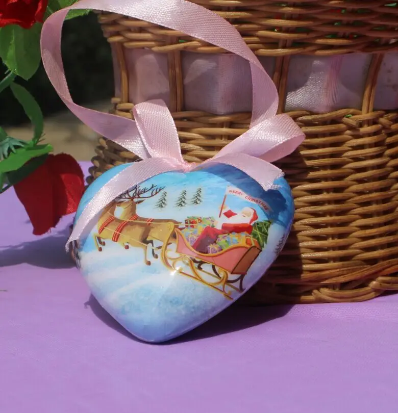 Украшения для новогодней елки подвеска в форме сердца глобальное эксклюзивное