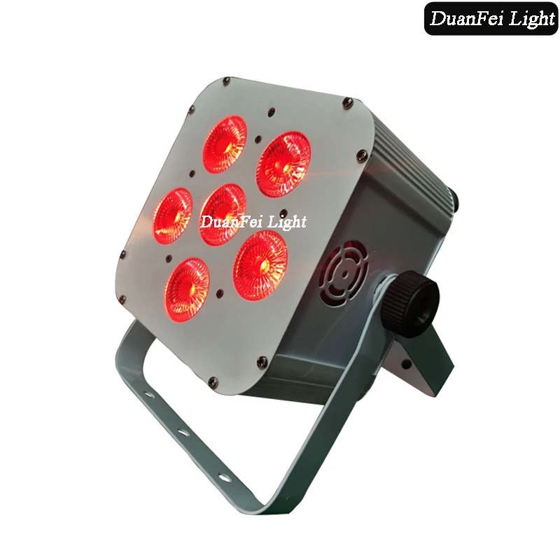 С chargeing Flycase 12 шт. 8 приложение дистанционного беспроводной led мыть par 6X18 Вт rgbwa