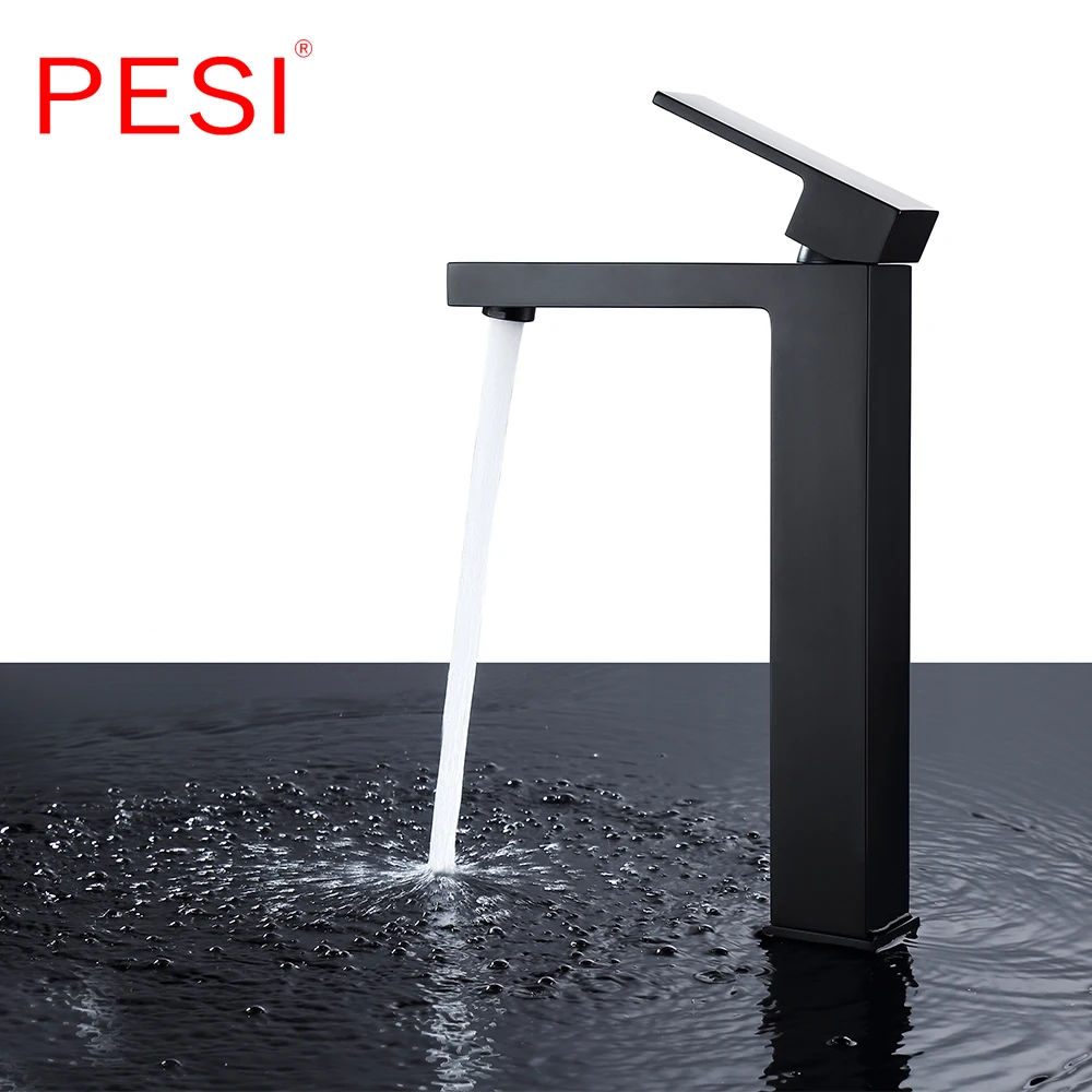 Bathroom Basin Faucet Brushed Gold &amp Black Brass Single Hole Water Mixer Tap Sink Hot Cold Tap. | Обустройство дома