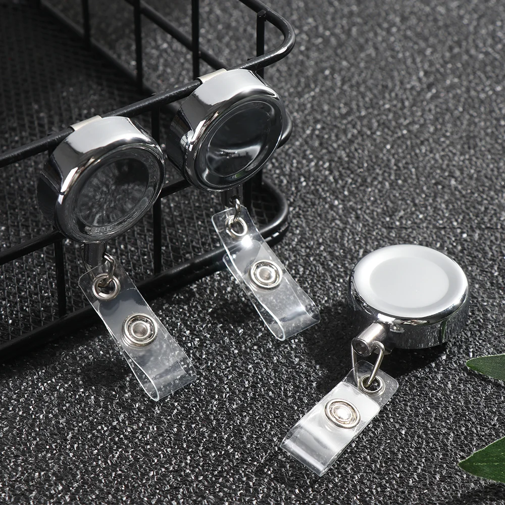 Брелок-цепочка для пропуска металлический хромированный шнурок бейджа на