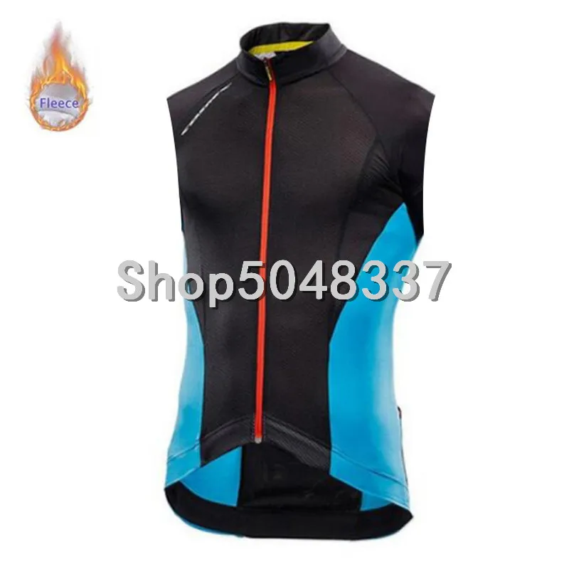Mavic зимний теплый флисовый жилет без рукавов для велоспорта велосипедный Теплый