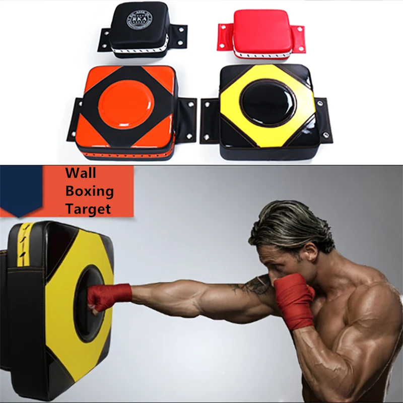 Искусственная кожа стеновой штамповки Pad боксерский цель тренировочный мешок с