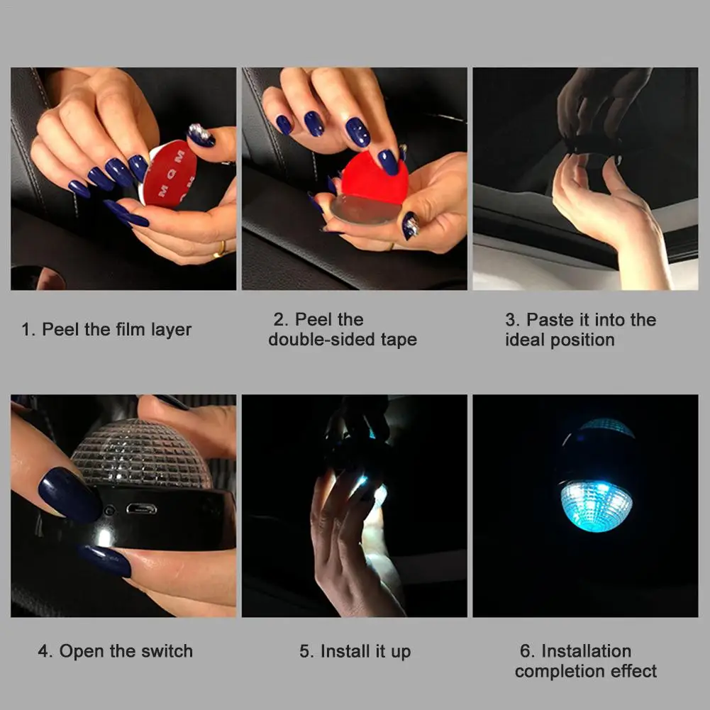 Грузовой автомобиль внутренний свет для Чтения Купол usb зарядка крыша