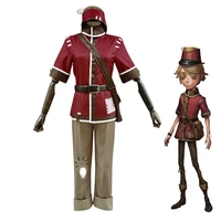 game identity v cosplay costumes postman victor grantz cosplay costume survivor original skin uniform suits clothes red uniform
