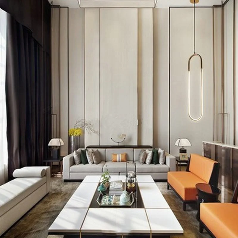 Современная энергосберегающая Подвесная лампа 220 В железная в стиле U золотые