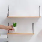 Деревянная стойка для хранения, настенная полка, украшение для гостиной и спальни