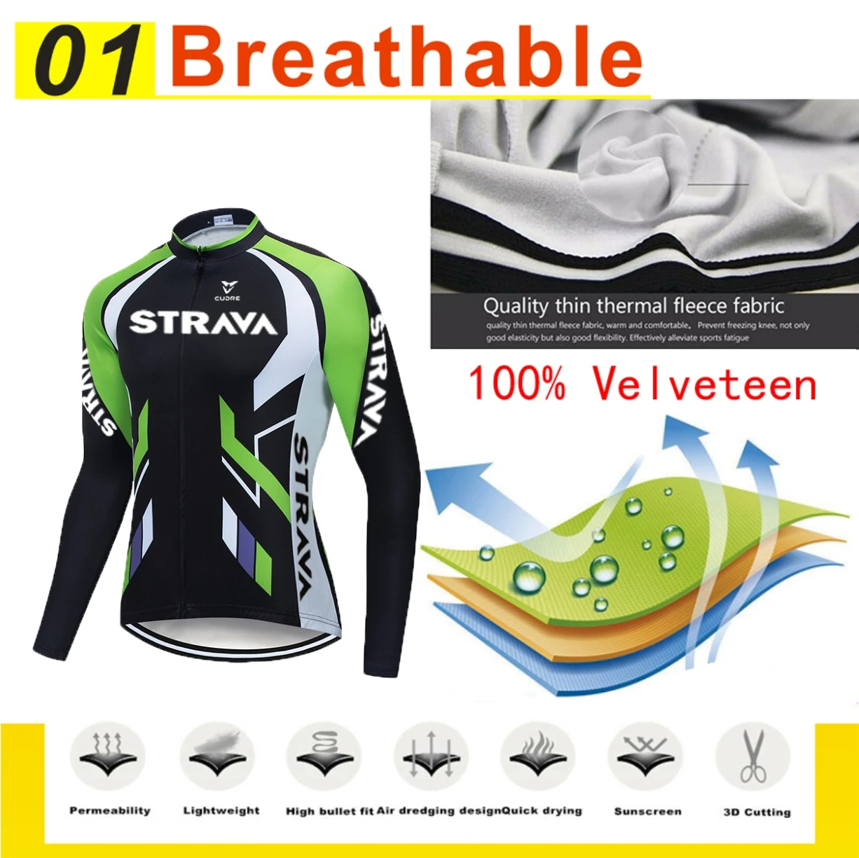 Зимняя мужская велосипедная одежда профессиональный комплект с длинными