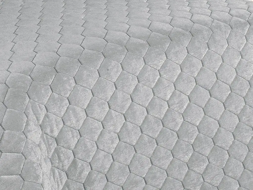 

Lizbon Quilted Double Bed Cover Gray