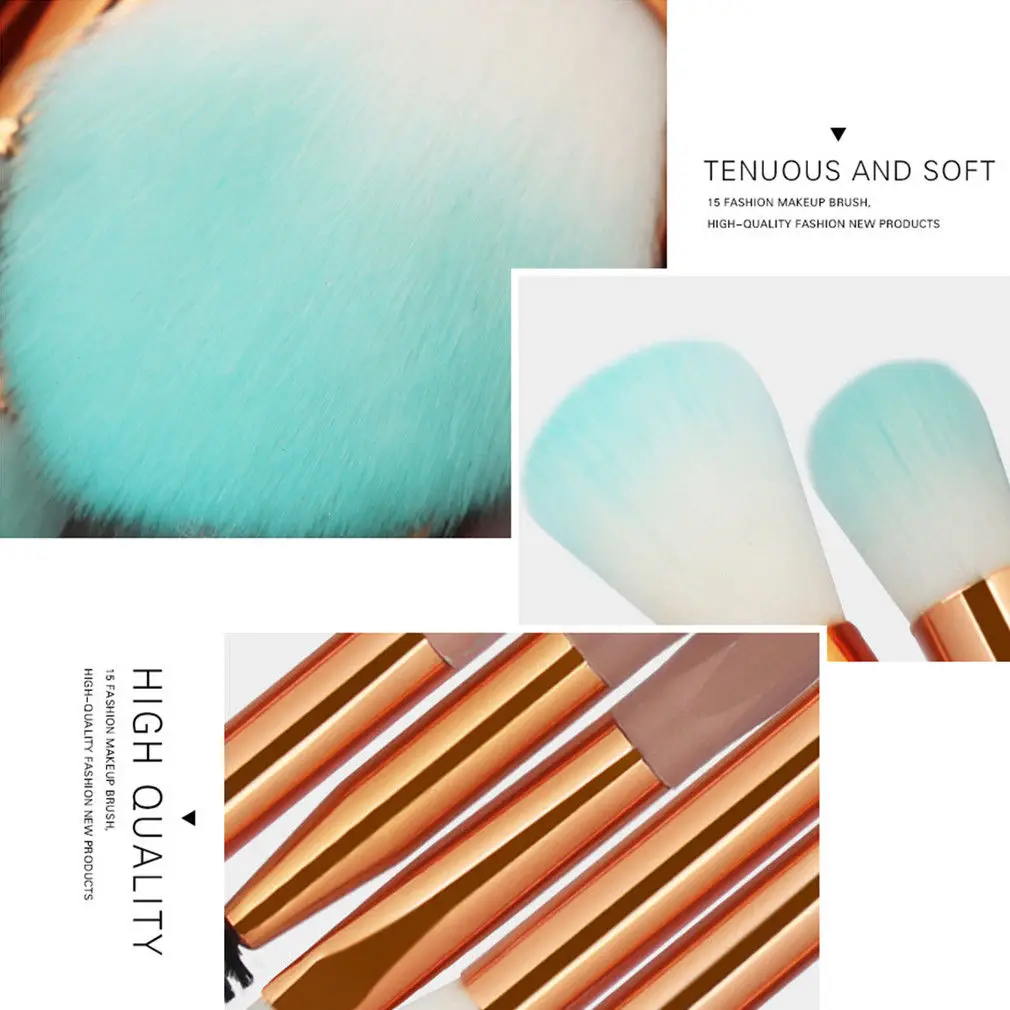 Набор кисточек для макияжа 20 шт. набор в виде единорога косметическая пудра кисть