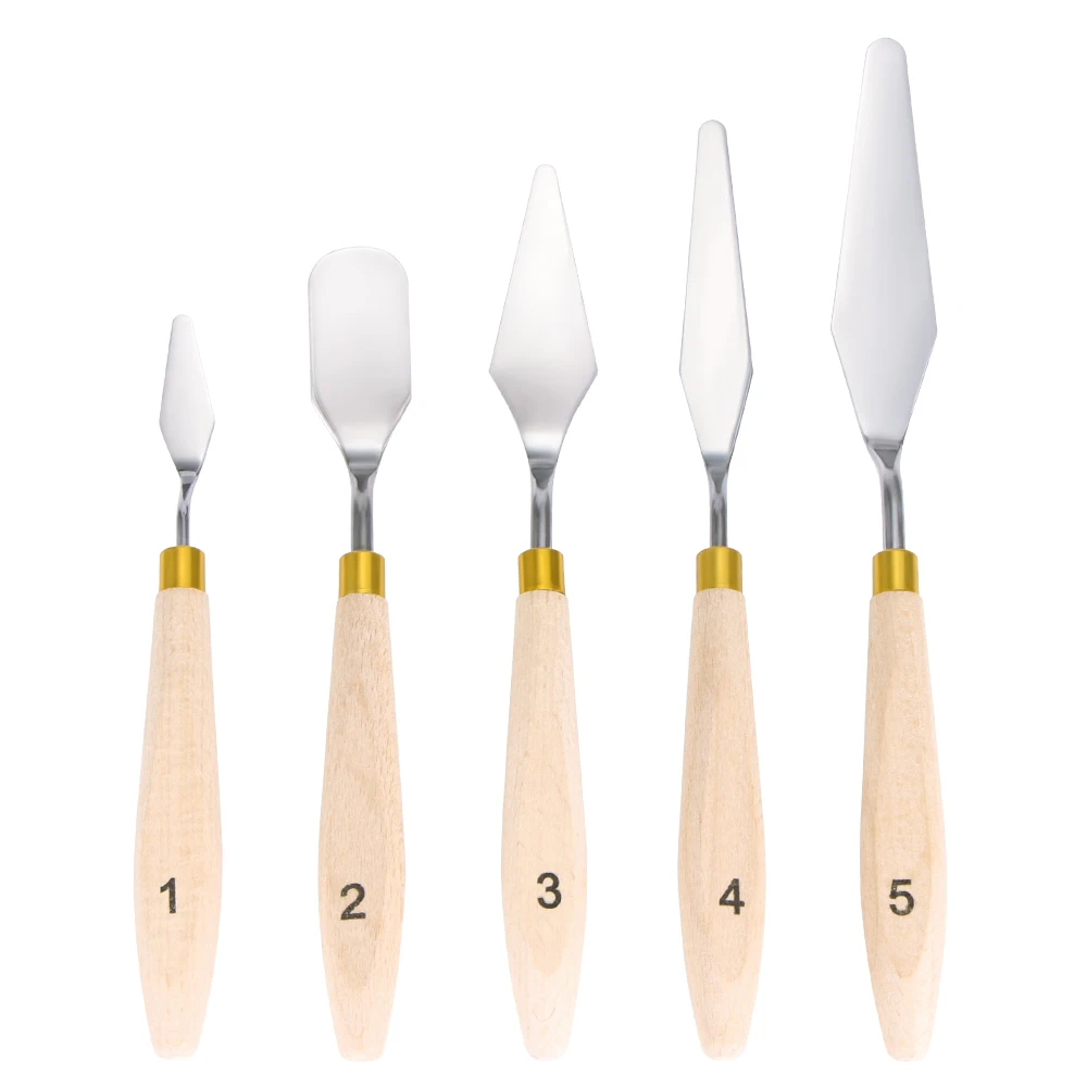 5 шт. Изобразительное искусство Профессиональный Нержавеющая сталь набор