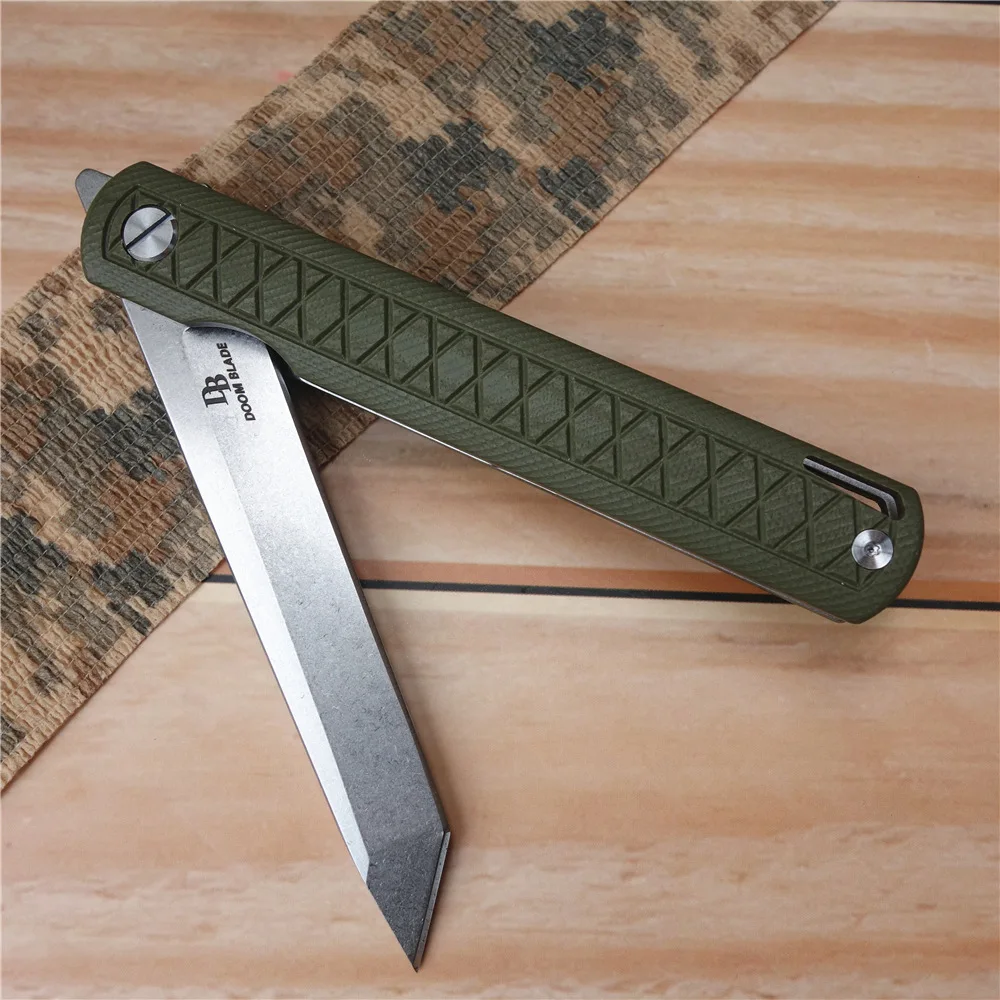 Новый складной карманный нож для кемпинга D2 лезвие G10 Ручка высокопрочные ножи