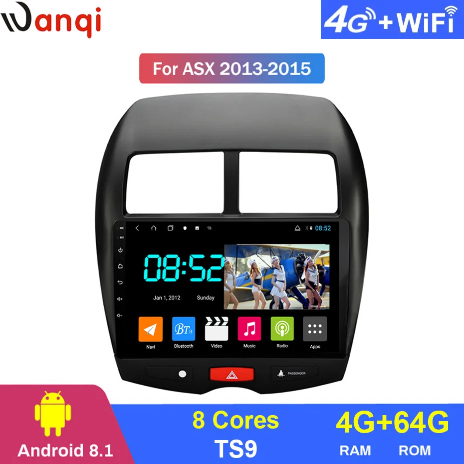 Android 8 1 автомобильный DVD 1din мультимедийная система Navi для mitsubishi ASX 2013 2015