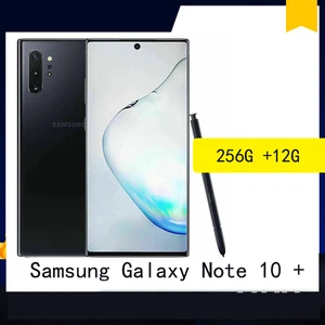 celular samsung galaxy note 10 plus smartphone note10 256gb rom 12gb ram octa core 6 8 snapdragon 855 mobile phone free global shipping