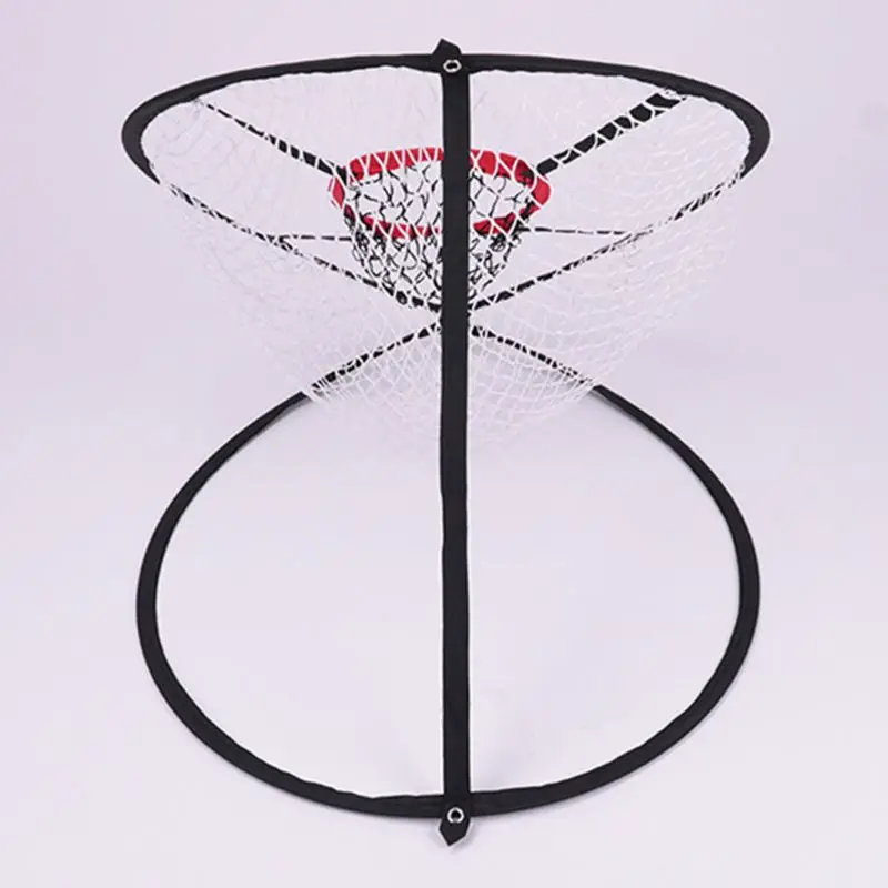 

Protable Double-layer Golf Practice Net Target Cutting Rod Round Foldable Flat