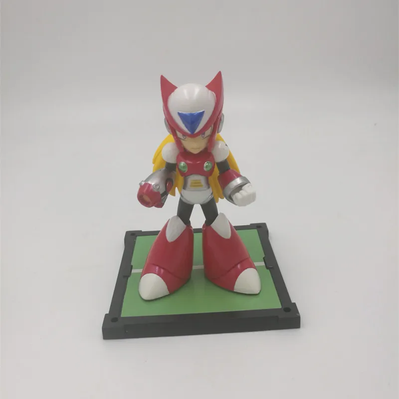 2 шт./набор 4 ''Мега человек фигурка игрушка Megaman Rockman синий 016 красный 017 Rokkuman модель куклы аниме фигурка Nendoroid фигурка