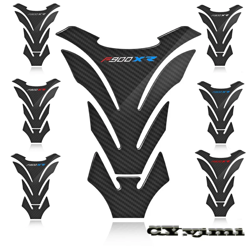 

3D Carbon Fiber Motorcycle Fuel Tank Pad Cover Protector Decal Stickers For BMW F900XR F900 XR F 900 XR