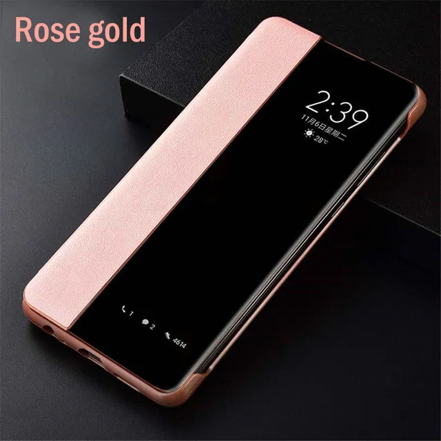 Rose Gold Искусственная кожа флип чехол для телефона для samsung galaxy a10 10 10a защитная оболочка корпуса чехол для samsung гелакси a50 a30 a40 a20 a70 50 30 20 coque fundas - Цвет: Rose Gold