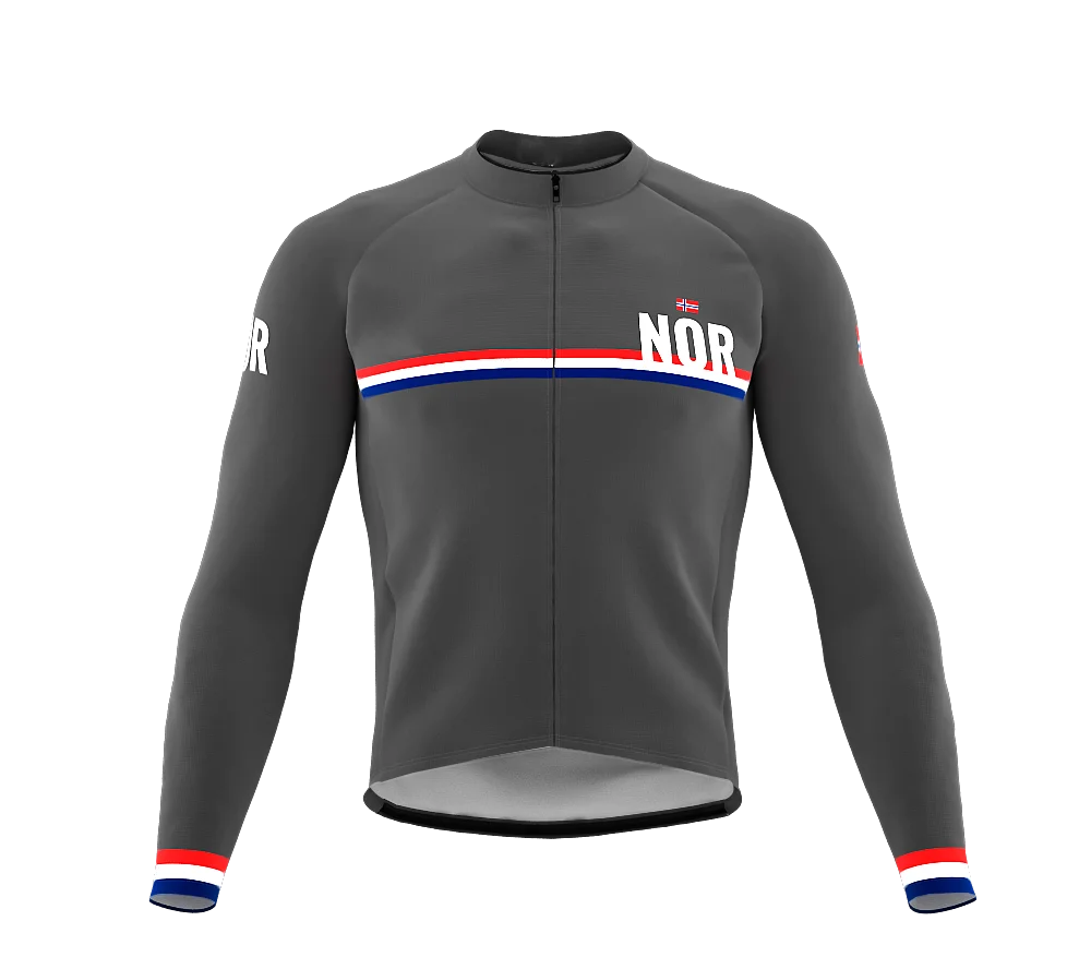 

Norway spring and autumn men's long-sleeved cycling jersey breathable anti-ultraviolet cycling jersey