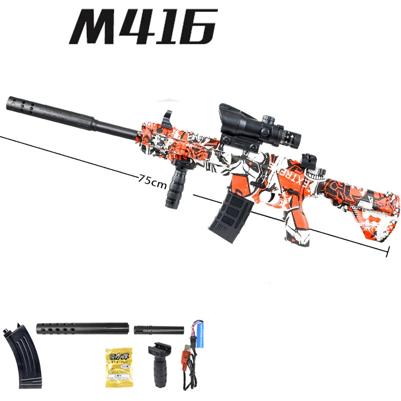M416 водяная пуля игрушечный пистолет ручной автоматический в 1 страйкбол