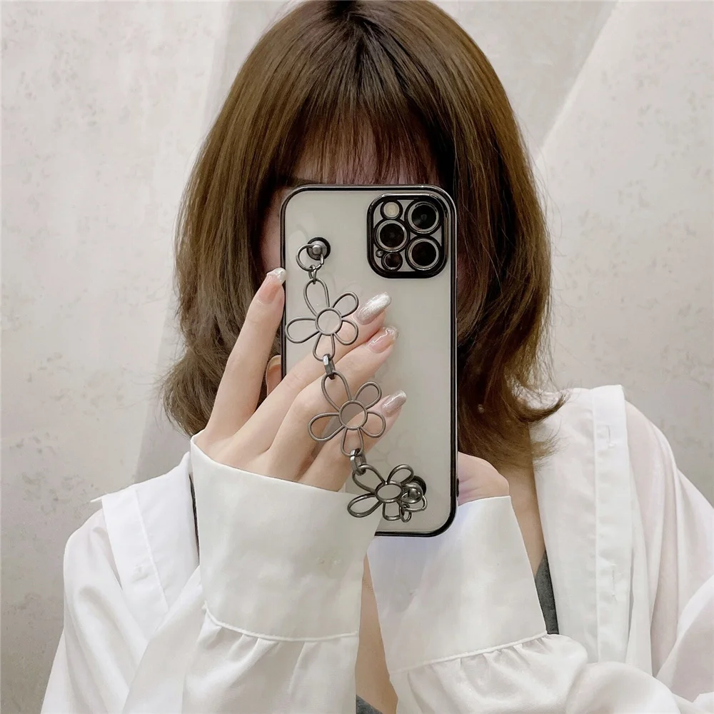 Японский Роскошный прозрачный мягкий чехол для iPhone 11 13 12 Pro X XR XS Max 7 8 Plus | Мобильные