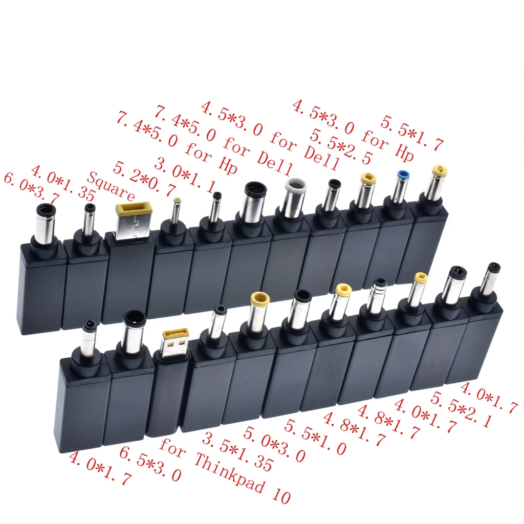 

22Pcs/lot 100W PD Spoof Plug USB Type C Female to Universal Male Jack Converter for Lenovo for Asus Notebook Laptop Charger