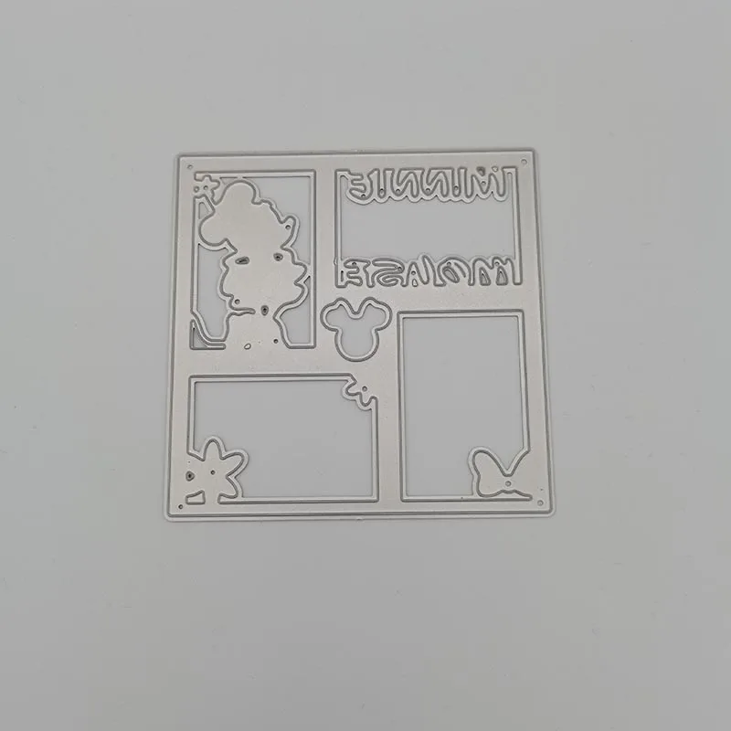 Резать металл пресс форм Трафареты коврик для мыши штамп