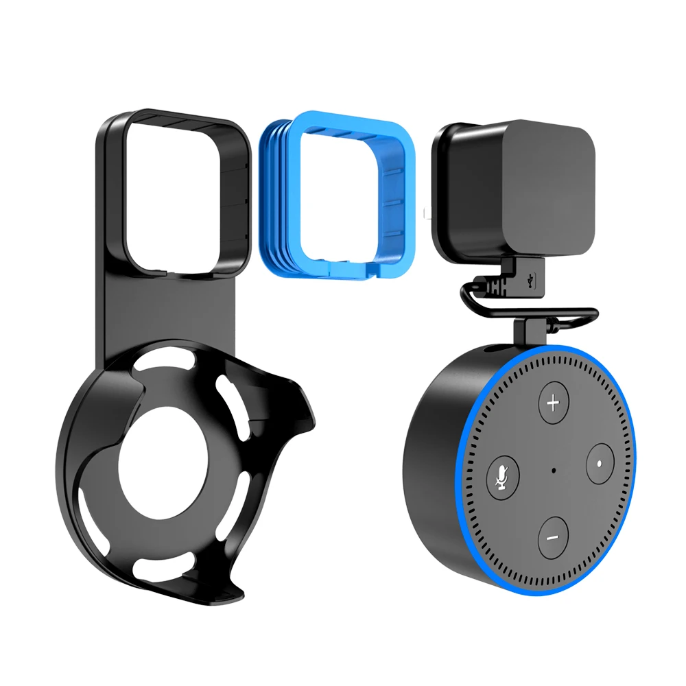 Household Wall Mount For Amazon Echo Dot 2nd Gen With Cable Winder Protective Bracket Hanger Clip Smart Speaker Subwoofer Stand |