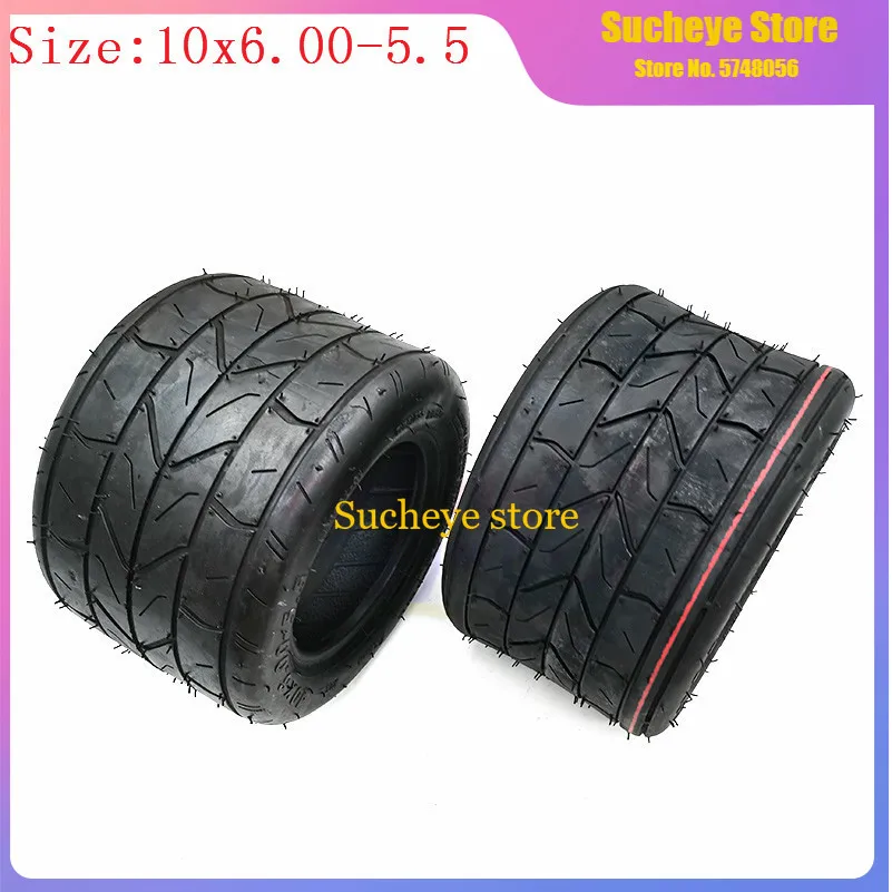 

Super 10-inch Egg Wheel Tire for Mini-Harley Electric Vehicle 10x6.00-5.5 Vacuum Tyre Widening 10*6.00-5.5 Tubeless Tire