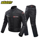 Ветрозащитный костюм для мотогонок, куртка + мотоциклетные штаны, защита для бедер