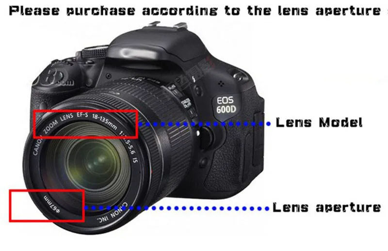 

EW-53 lens hood for Canon EF-M 15-45mm f/3.5-6.3 IS STM snap-on bracket Can be installed in reverse 49mm