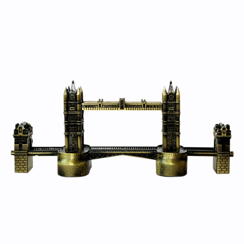 

Модель Металлической поделки в стиле ретро, Лондонская башня, Европейское украшение, украшения для гостиной, книжный шкаф, Пизанская башня