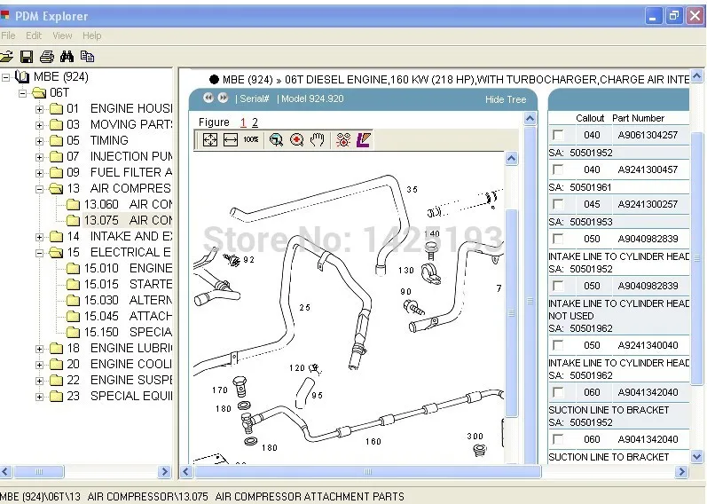 Запчасти для дизельного двигателя Детройта MBE 4000 | Автомобили и мотоциклы