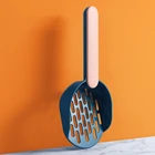 Кошек корма Совок с ящик для хранения лопатка для чистки котенок туалетов держатель мешка мусора Совок Легкая очистка инструментов N7MB