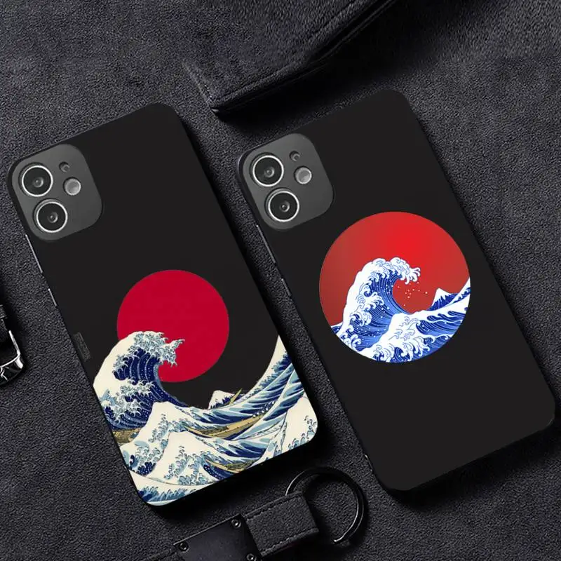 

The Big Wave of kanagawa Phone Case for iPhone 12 11 mini pro XS MAX XR 8 7 6 6S Plus X 5S SE 2020