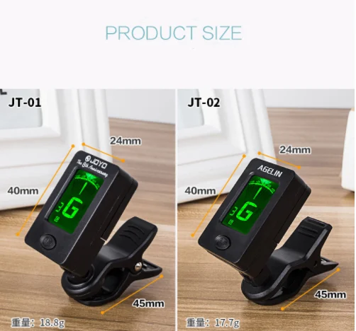 Гитарный тюнер бас-гитара гитара укулеле скрипка обычный с зажимом и ЖК-экраном