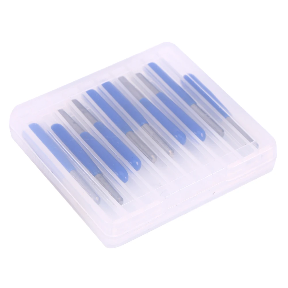 

Новинка 10 шт. 3,175 мм 0,1 мм карбидная печатная плата гравировка ЧПУ фреза шлифовальная скульптура резьба искусственный резак инструменты