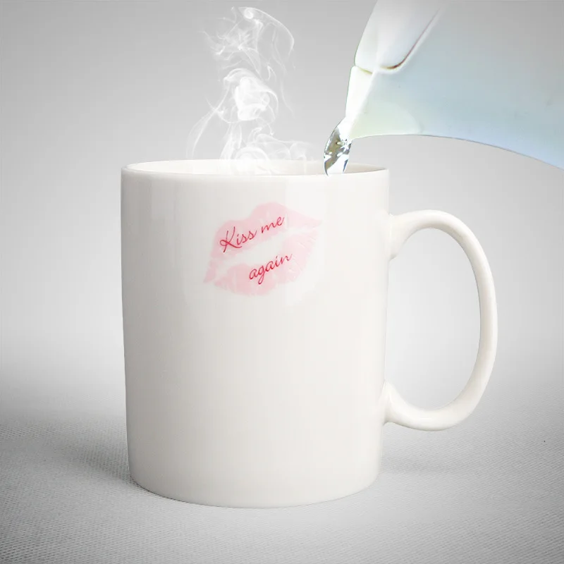 Волшебная помада в стиле чувствительной кофейной чашки 12 унций керамические