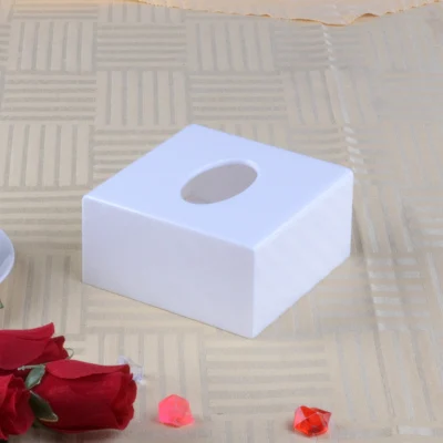 White Thick Item QL современная акриловая коробка для одноразовых салфеток, держатель для салфеток, диспенсер для салфеток коробка для детских салфеток - Цвет: White Thick Item