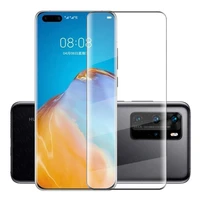 for glass huawei p40 pro tempered glass screen protector 3d full curved cover phone film protective glass for huawei p40 pro