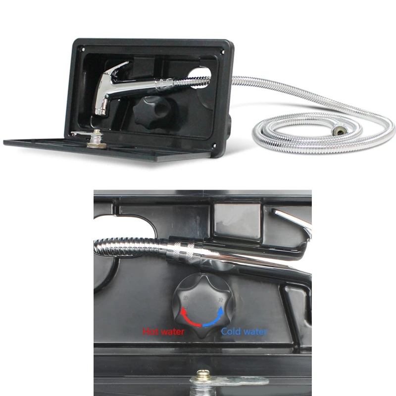 Набор душевых коробок RV с замком включает душевой кран шланг душевая палочка для