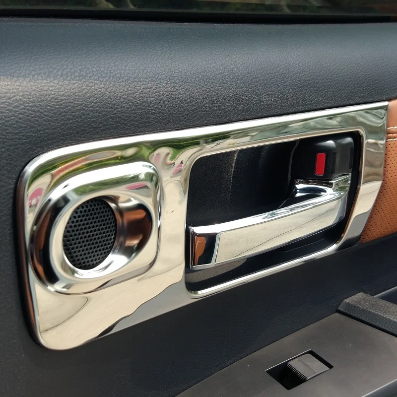 Хромированные накладки на внутренние ручки открывания дверей из нержавеющей