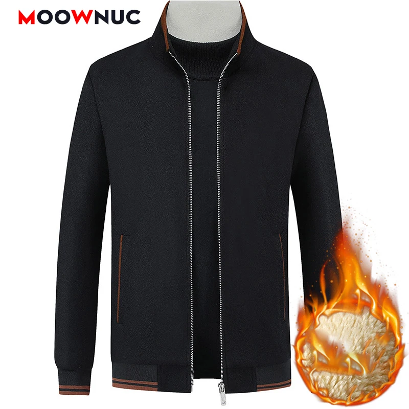 Модные куртки для мужчин кардиган облегающий Молодежный классический свободный